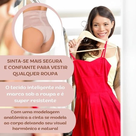 Cinta Modeladora Zero Barriga Alta Compressão