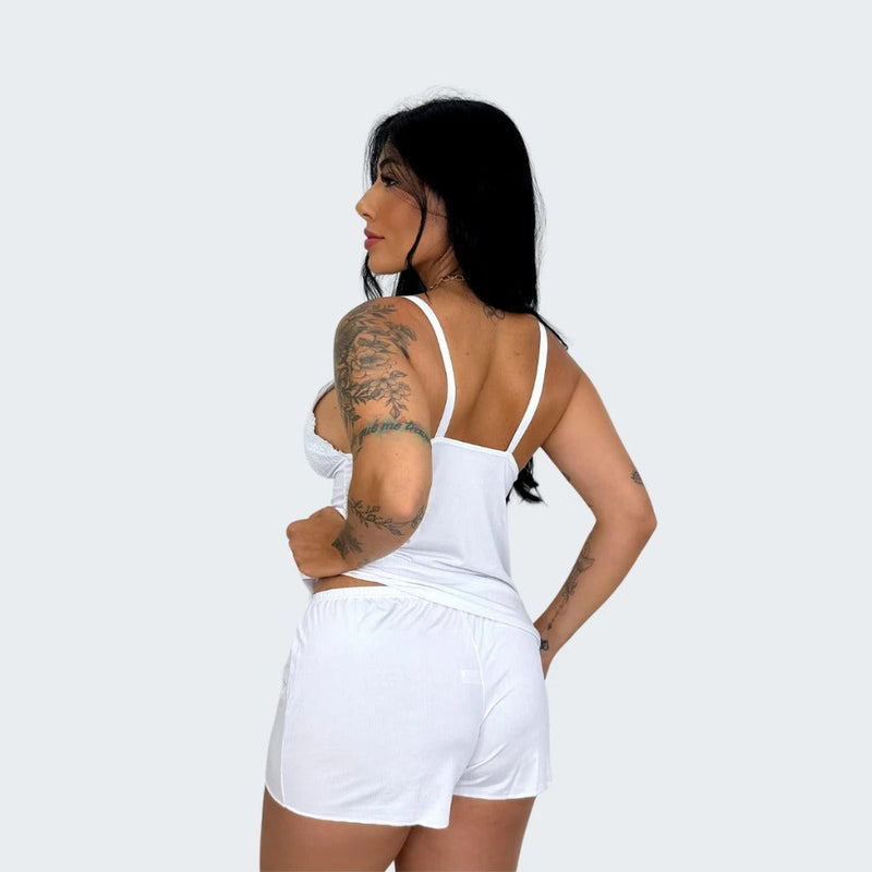 Baby Doll Amamentação para Maternidade Pijama Gestante Pós Parto Abre Fácil