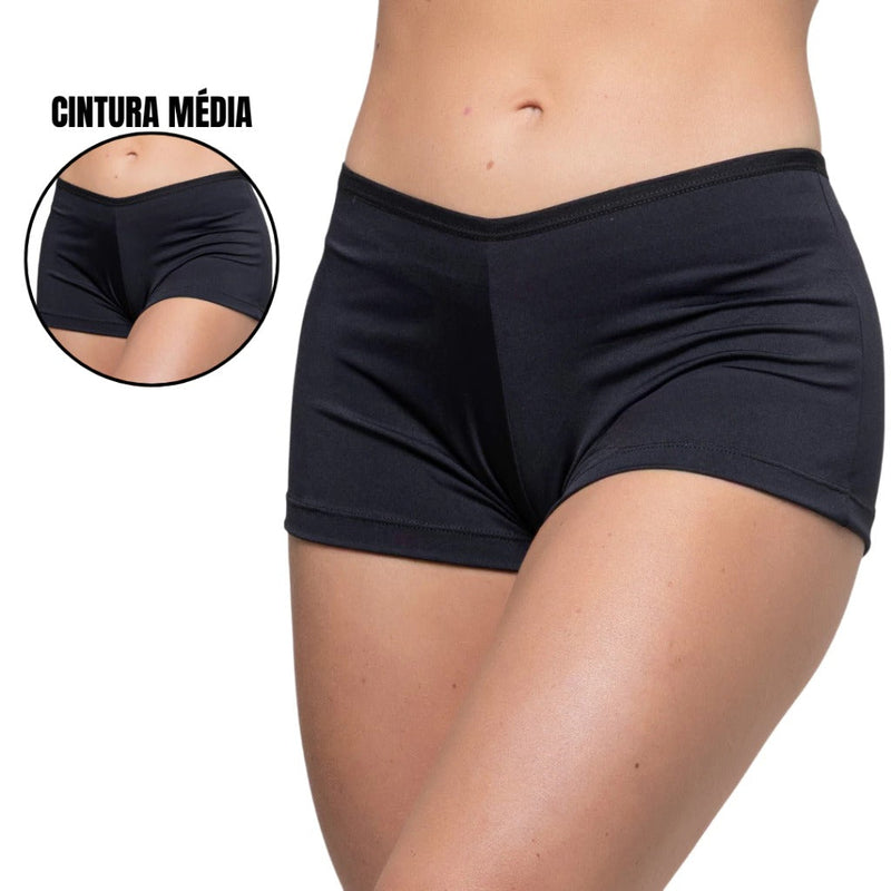 Kit 2 Short Feminino Anágua Segunda Pele