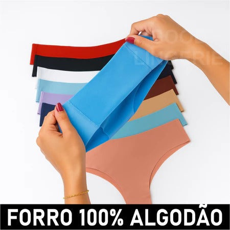 (Compre 3 leve 6) - Calcinhas sem Costura Corte Laser Modeladora🔥ENVIO IMEDIATO (SOMENTE HOJE!)+ Frete Grátis 📦