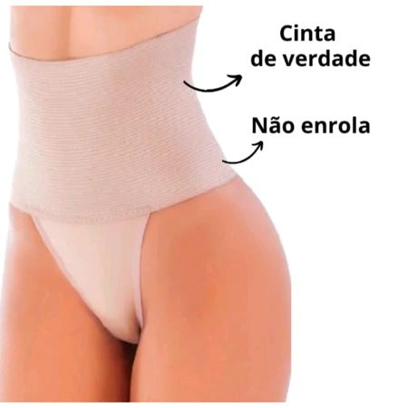 Cinta Modeladora Zero Barriga Alta Compressão