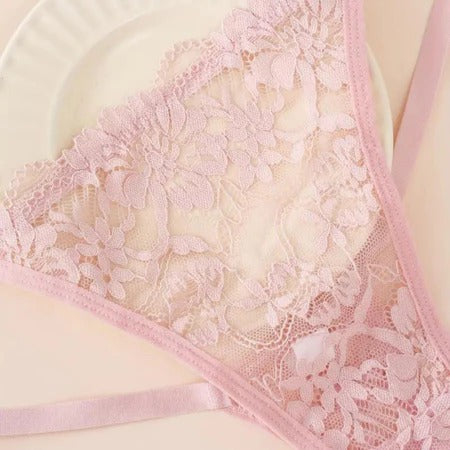 Kit C/5 Unidades de Calcinha Fio Dental Regulagem Lingerie Sexy