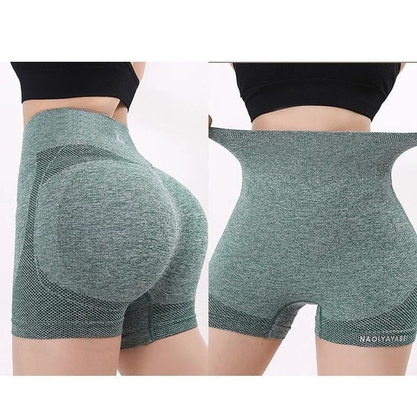 Shorts Academia Cintura Alta Empina o Bumbum - 3 Unidades