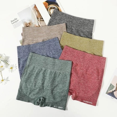 Shorts Academia Cintura Alta Empina o Bumbum - 3 Unidades