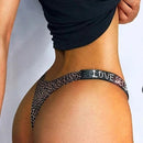 Kit 6 Calcinhas Fio Dental com Strass Love Secret Lisa