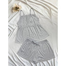 Pijama Feminino Baby Doll Suede Com Busto Alcinha Malha Fria