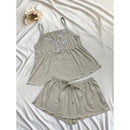 Pijama Feminino Baby Doll Suede Com Busto Alcinha Malha Fria